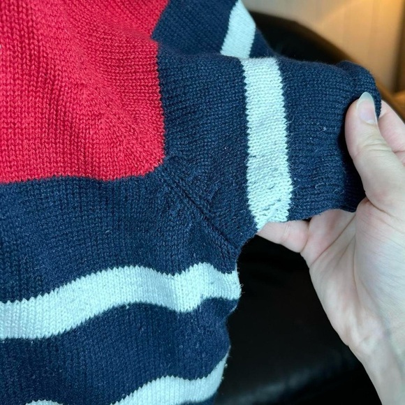 Vintage Norton Studio Stars and Stripes Short Sleeve Cardigan Sweater - Picture 5 of 5